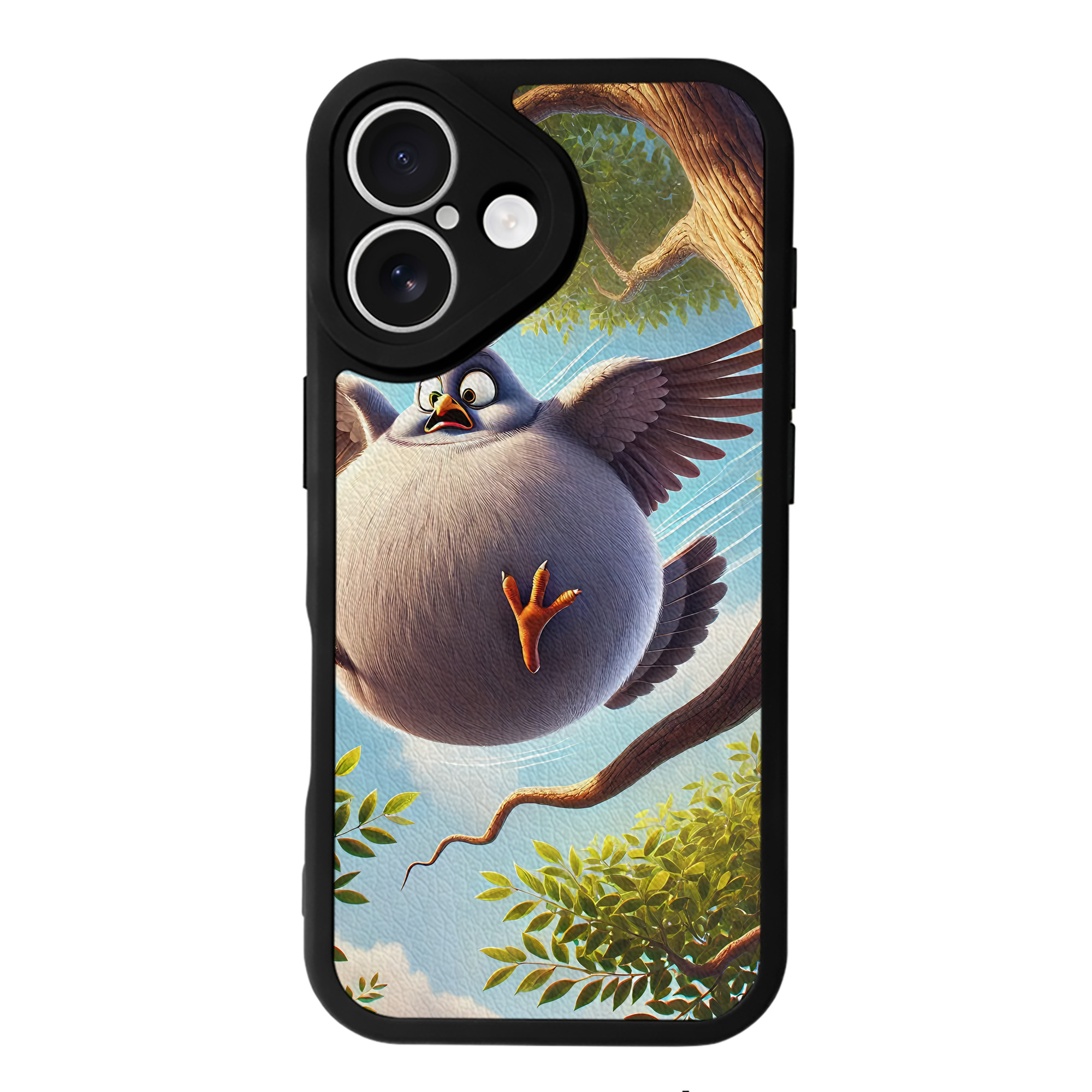 （画像用） Angry Birds アングリーバード 【iPhone 16シリーズ対応】シリコンスマホケース（レザー調） 材質：シリコン